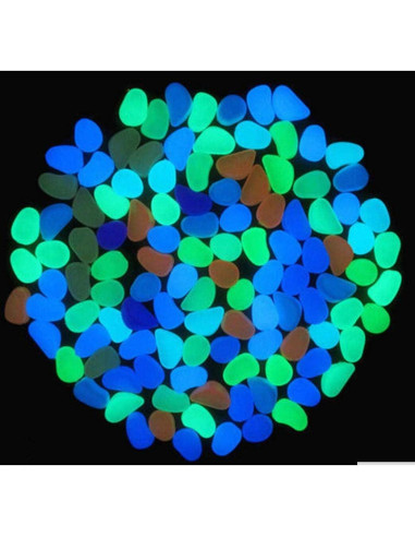 Guijarros Brillantes Oubest 200 Piezas Decoración Jardín