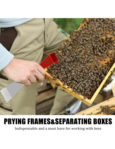 Juego de 2 herramientas FICARTS para apicultores - Acero inoxidable