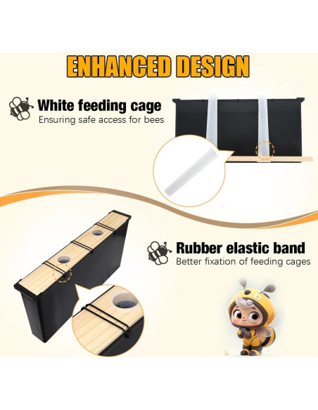 Alimentador de Abejas MayBee 2 Pack 6.5L para Colmenas