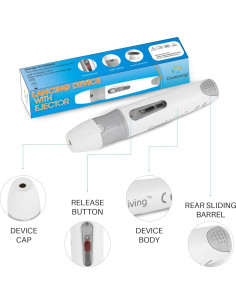 Dispositivo de Punción CareLiving para Diabetes con 12 Niveles 2