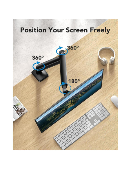 Brazo de Monitor HUANUO 13-34" Ajustable VESA 75/100mm