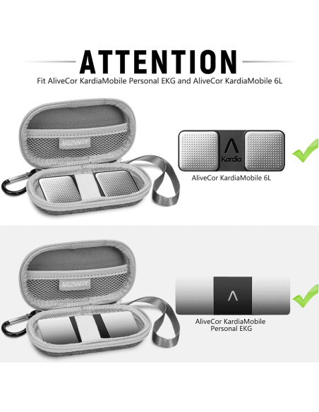 Funda Dura MGZNMTY para Monitor EKG AliveCor Kardia