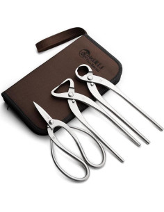 Kit de herramientas de bonsai TianBonsai 3 piezas acero 2