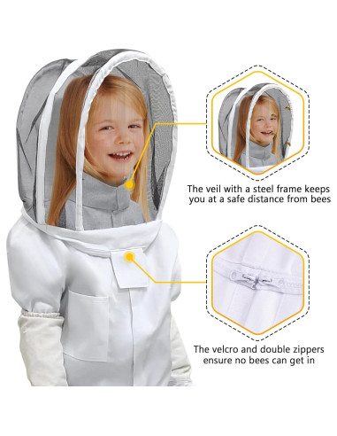 Traje de Apicultura para Niños PNKKODW M Transpirable