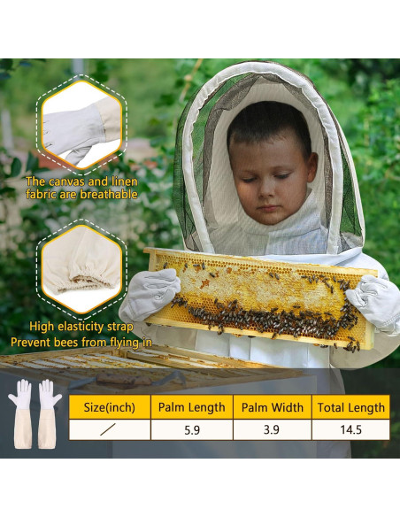 Traje de Apicultura para Niños PNKKODW M Transpirable