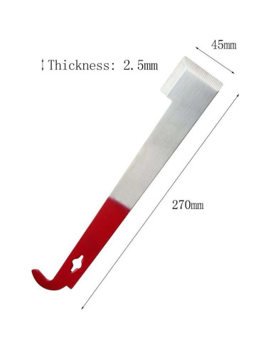 KINGLAKE J Hook de Acero para Colmena 26,67 cm Raspador