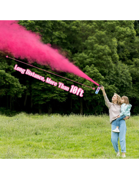 Extintor Revelación de Género QIYVLOS Rosa 0.11 kg