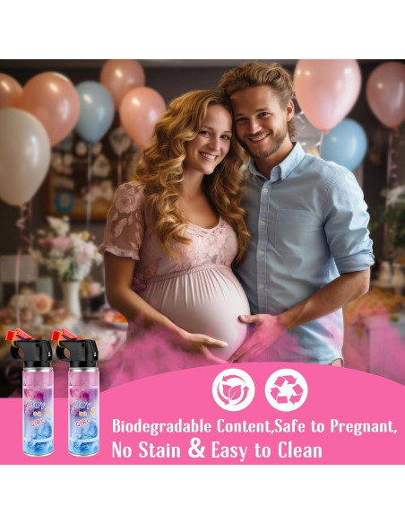 Extintor Revelación de Género QIYVLOS Rosa 0.11 kg