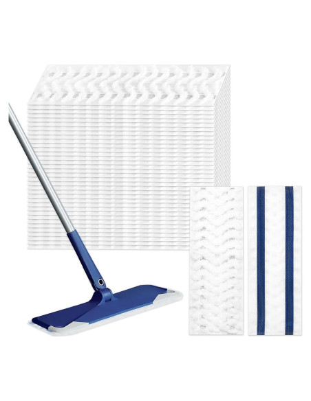 50 Almohadillas Desechables para Mopa Bona 43x13 cm Microfibra