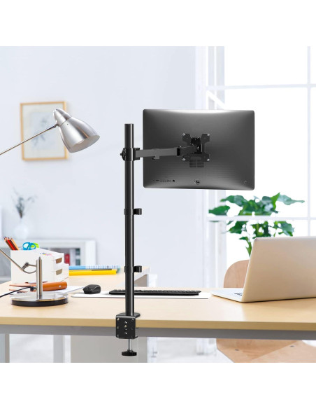 Soporte de Monitor WALI M001XL Alto 80 cm Negro