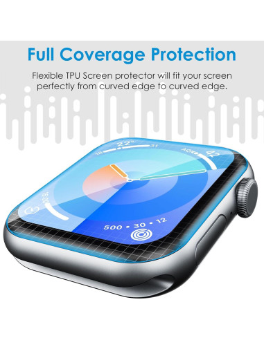 Protector de Pantalla UniqueMe para Apple Watch 10 42mm TPU