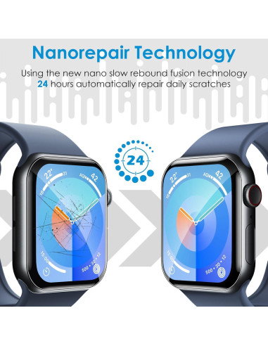 Protector de Pantalla UniqueMe para Apple Watch 10 42mm TPU