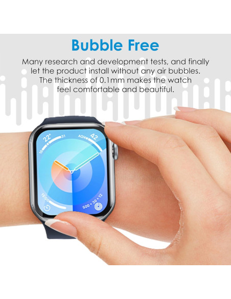 Protector de Pantalla UniqueMe para Apple Watch 10 42mm TPU Protector de Pantalla UniqueMe para Apple Watch 10 42mm TPU