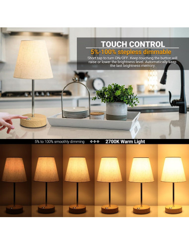 Lámpara Inalámbrica MILLUXIi 12'' Recargable Táctil LED