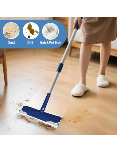 50 Almohadillas Desechables para Mopa Bona 43x13 cm Microfibra