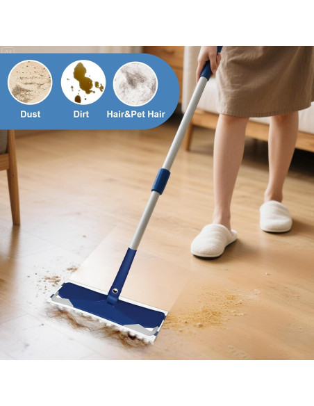 50 Almohadillas Desechables para Mopa Bona 43x13 cm Microfibra