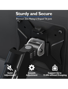 Soporte de Monitor BONTEC GDM7501 Ajustable 13-34" Negro 2