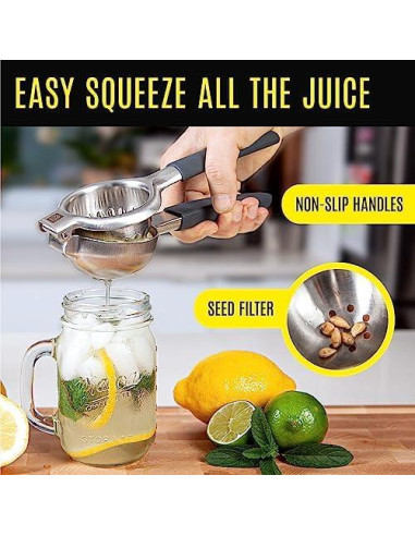 Prensa de Limón KENSINGTON LONDON Manual Acero Inoxidable