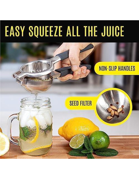 Prensa de Limón KENSINGTON LONDON Manual Acero Inoxidable