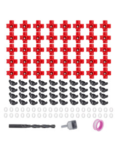 40 Picos de Agua Horizontal MEWTOGO para Pollos y Aves