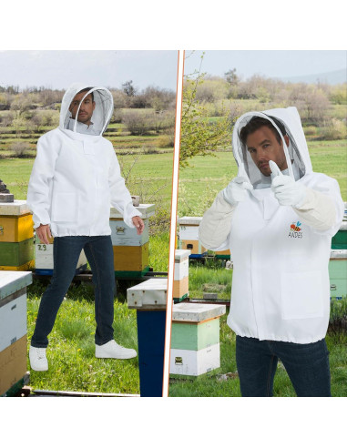 Chaqueta de Apicultura Andes - Unisex XL con Guantes