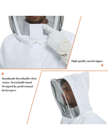 Chaqueta de Apicultura Andes - Unisex XL con Guantes