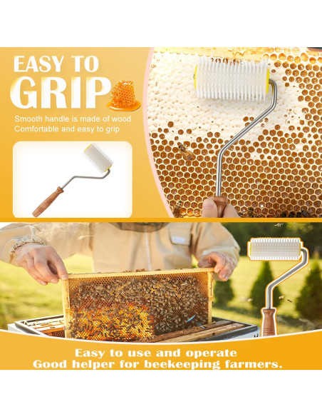 Extractor de Miel BM Rodillo de Agujas Ergonomico 1,02x9,14cm