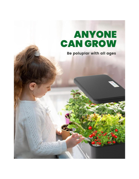 Sistema Hidropónico RAINPOINT 5L con Luz LED y 13 Cápsulas