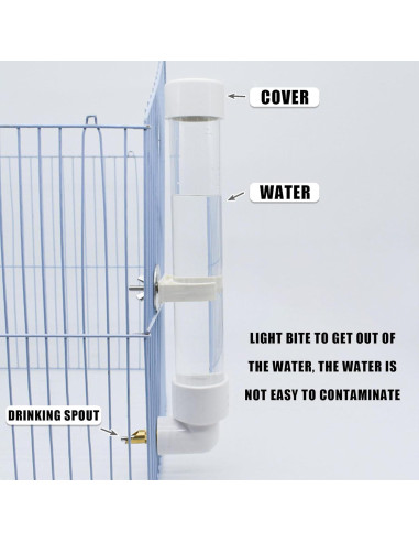 Dispensador Automático de Agua OTKARXUS 130ml para Aves