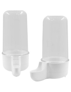 Comedero para Aves Uenhoy 200 ml 2 Pcs Dispensador Agua 2