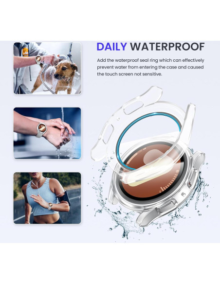 Funda Impermeable Goton para Galaxy Watch 7 44mm - Alta Sensibilidad