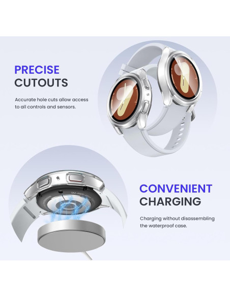 Funda Impermeable Goton para Galaxy Watch 7 44mm - Alta Sensibilidad