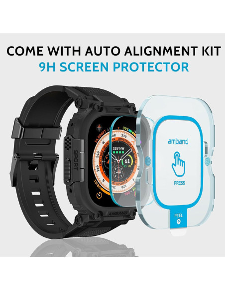 Funda amBand para Apple Watch Ultra 2/1 49mm con protector