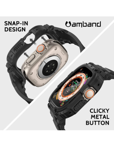 Funda amBand para Apple Watch Ultra 2/1 49mm con protector