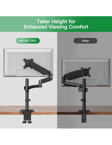 Soporte de Monitor MONTAR PRO Ajustable 13-32" 8.99kg