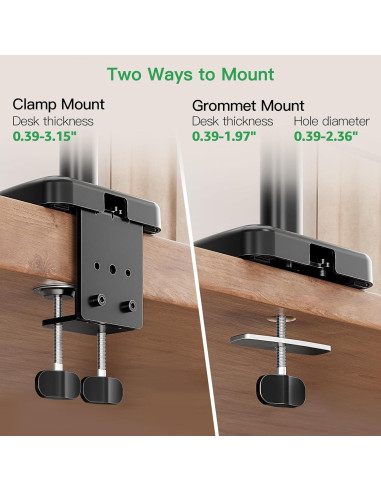 Soporte de Monitor MONTAR PRO Ajustable 13-32" 8.99kg