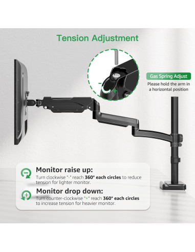 Soporte de Monitor MONTAR PRO Ajustable 13-32" 8.99kg