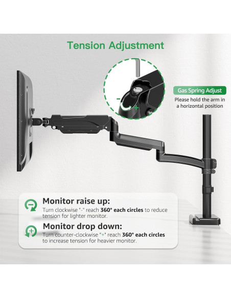 Soporte de Monitor MONTAR PRO Ajustable 13-32" 8.99kg