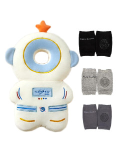 Protector de Cabeza Bebé Feidoog con 3 Rodilleras Astronautas