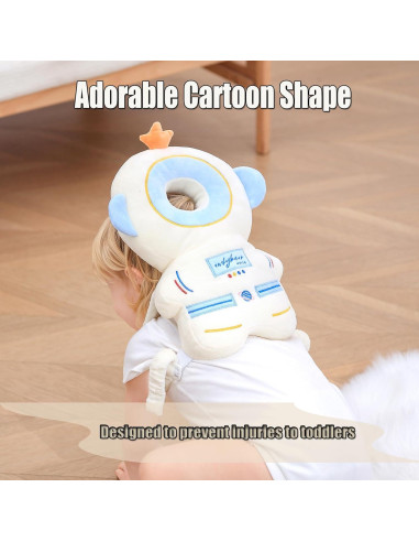 Protector de Cabeza Bebé Feidoog con 3 Rodilleras Astronautas