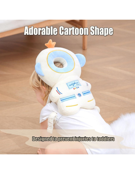 Protector de Cabeza Bebé Feidoog con 3 Rodilleras Astronautas