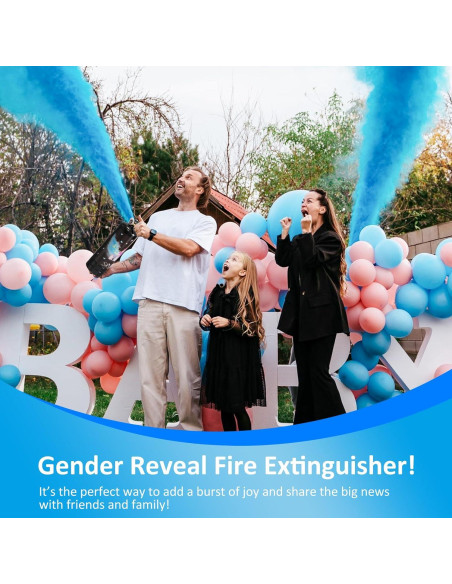 Extintor de Revelación de Género SRG Giant Azul 0.73 kg