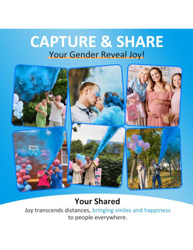 Extintor de Revelación de Género SRG Giant Azul 0.73 kg