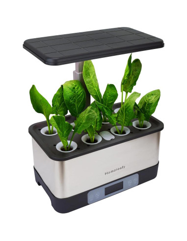 Sistema Hidropónico Homeleafy 8-Pods Jardín Interior LED