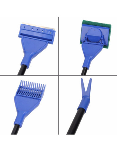 Kit de limpieza para acuarios GreenJoy - 5 en 1 y sifón