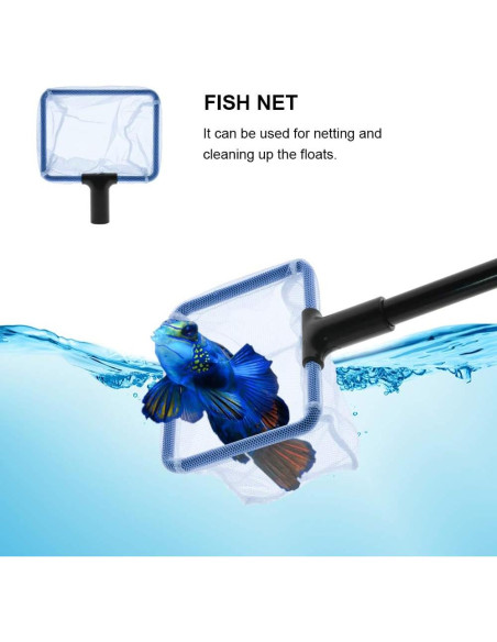 Kit de limpieza para acuarios GreenJoy - 5 en 1 y sifón