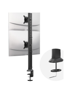Soporte Doble para Monitores Hemudu HD04B-002 13-34" Negro