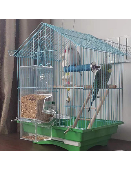 Comedero Automático Hamiledyi 2 Pcs para Aves 6x7.5x21 cm