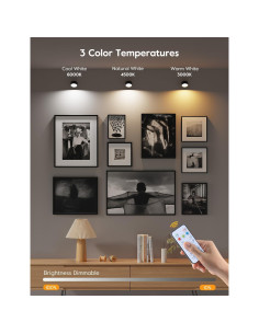 Luces de Pared LED Brightown, 2 Luces Recargables USB 2