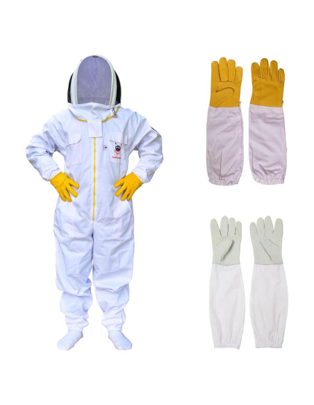 Traje de Apicultura American Bee Algodón Mediano A Prueba Picaduras
